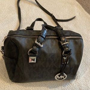 Gently used Signature MK Michael Kors Logo Satchel